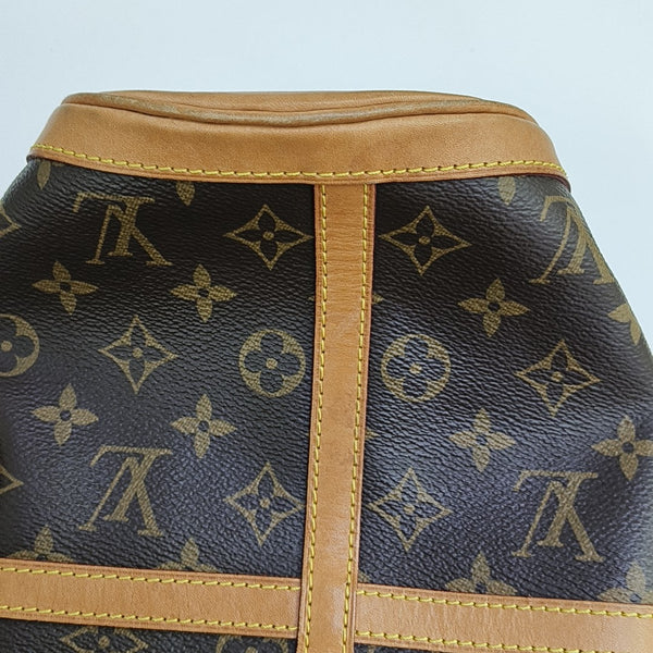 DUFFLE Monogram Coated Canvas Brown