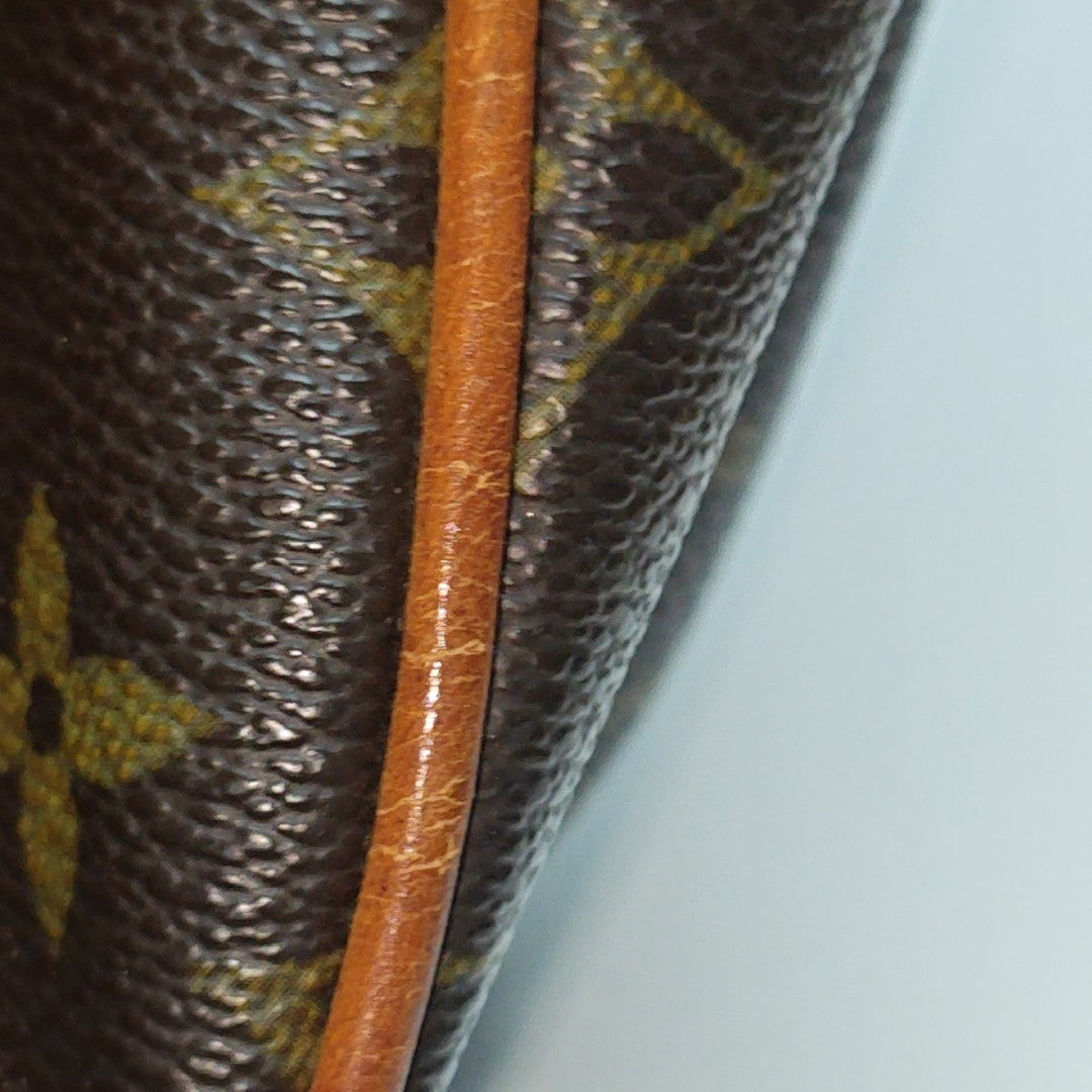 HUDSON MM Monogram Coated Canvas Brown