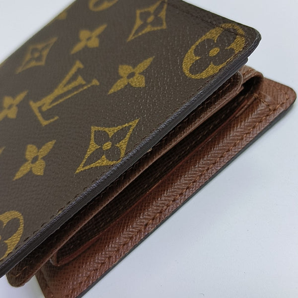 MARCO Monogram Coated Canvas Brown Wallet