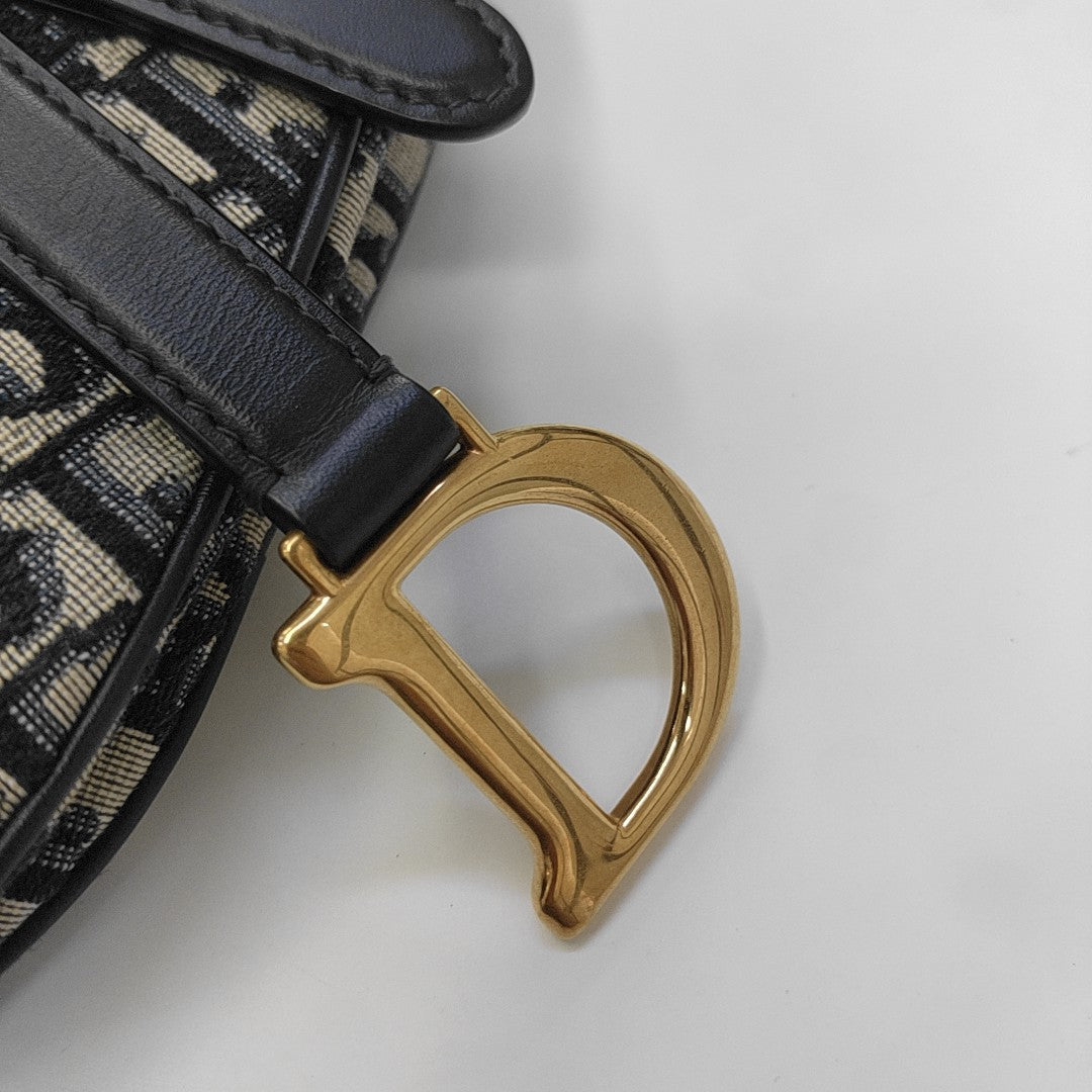Saddle Mini Oblique Fabric Blue