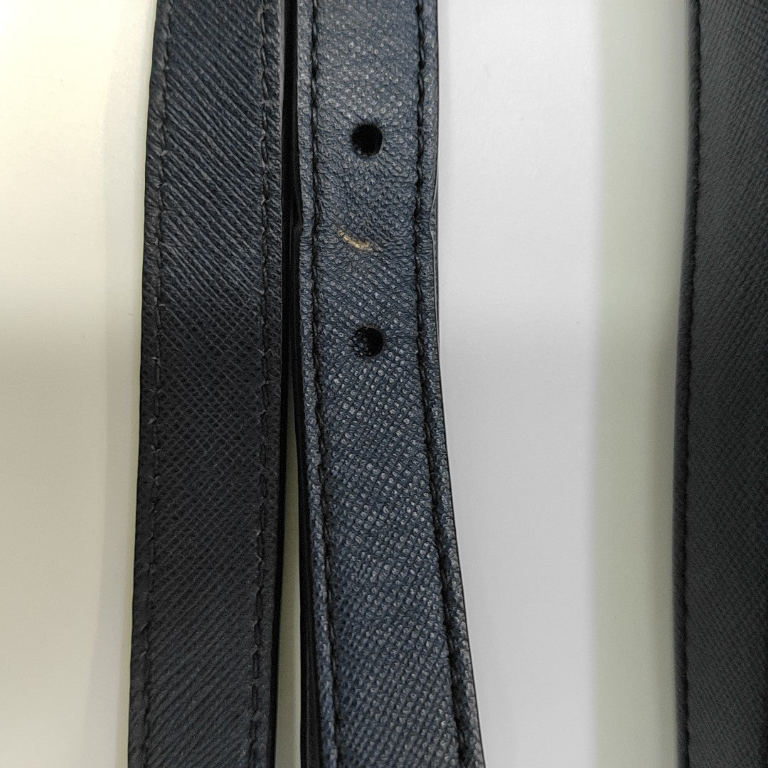 Nylon Shoulder Bag Blue