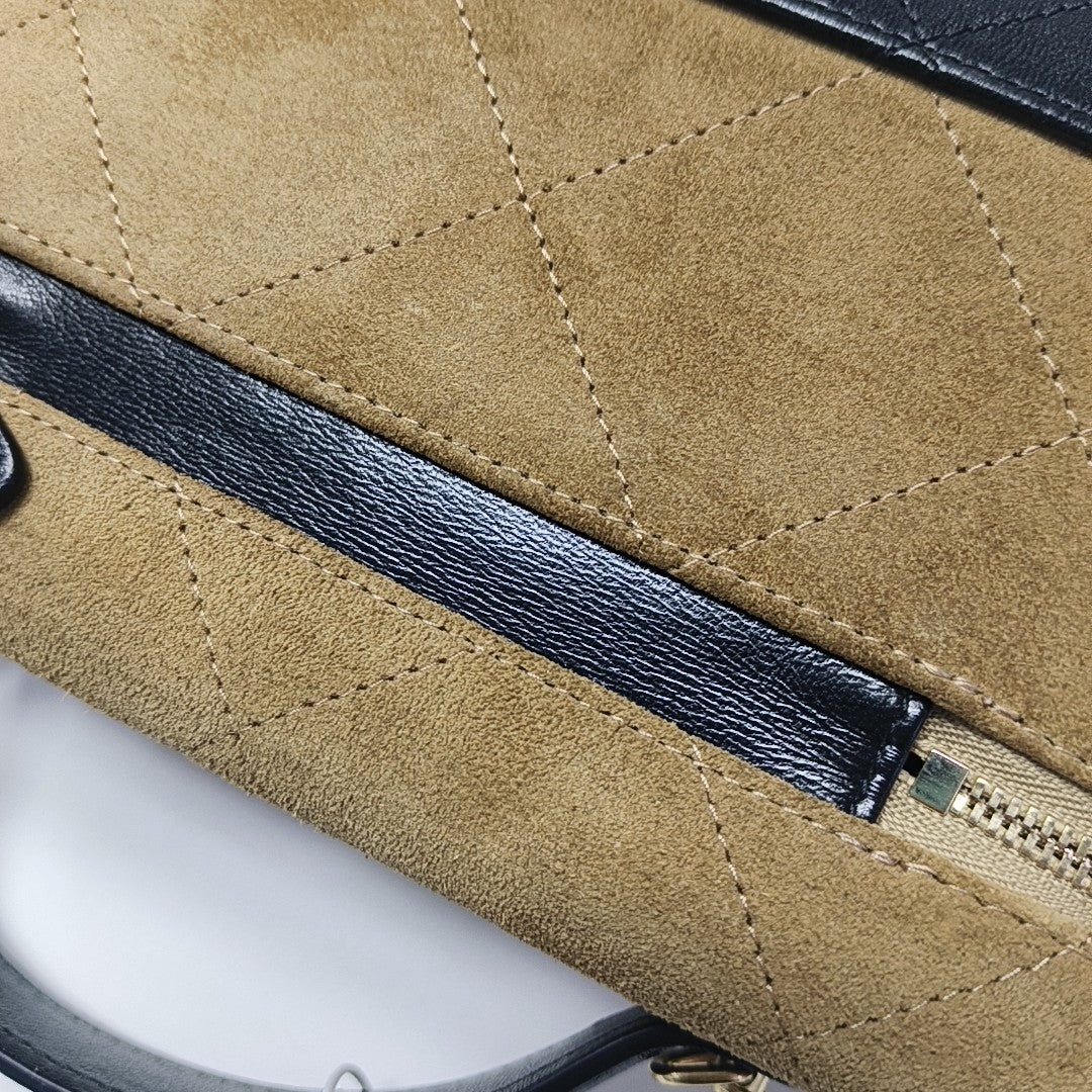 26S Quilted Deer Leather Multicolor