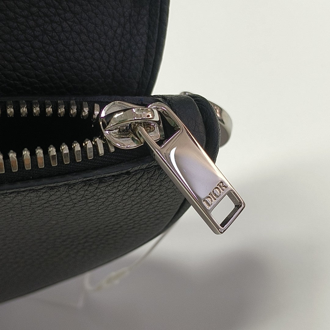 Saddle Mini Calfskin Black