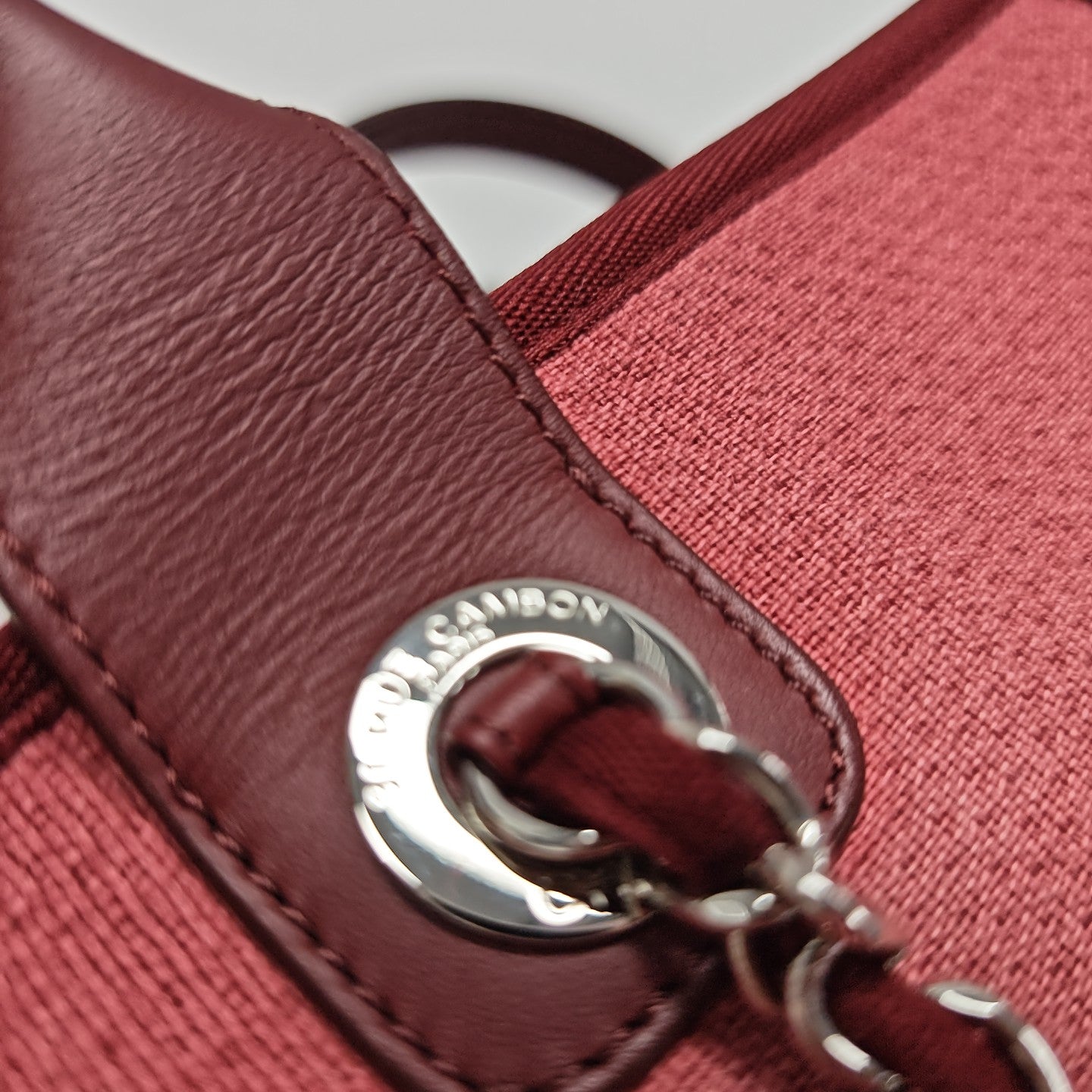 DEAUVILLE Small Fabric Red
