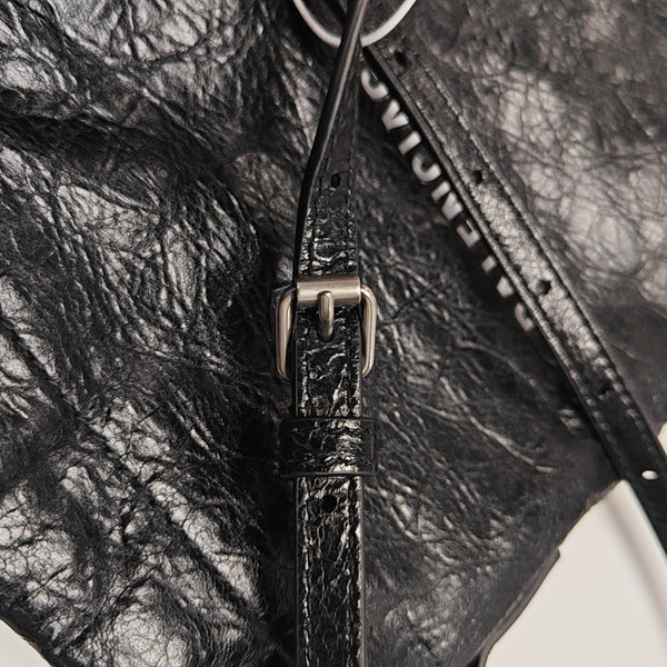 Calfskin Shoulder Bag Black