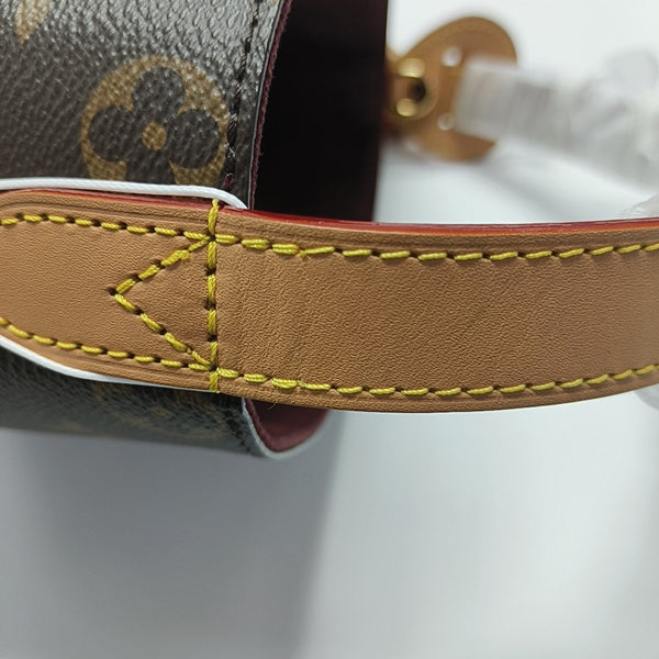 ALL IN BB Monogram Coated Canvas Brown