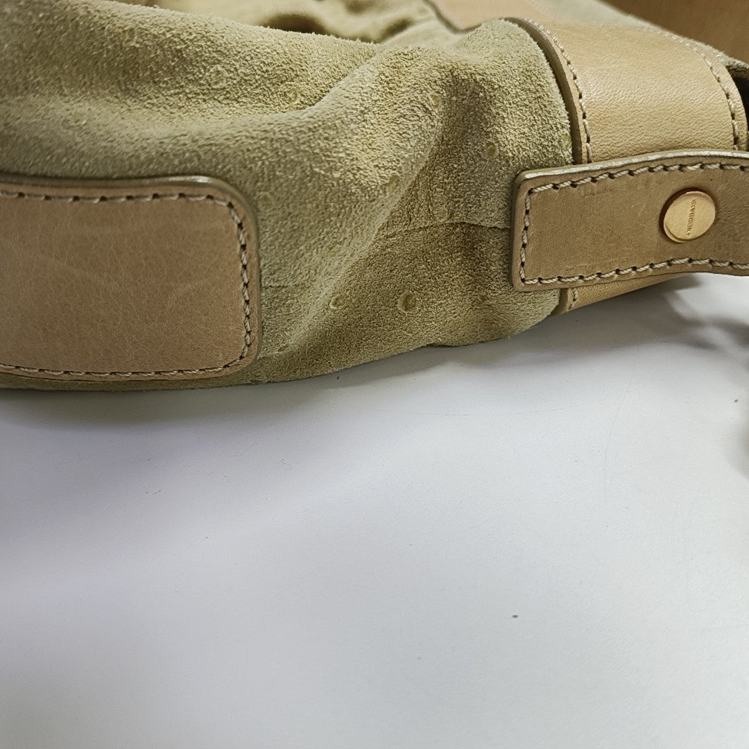 Suede Shoulder Bag Brown