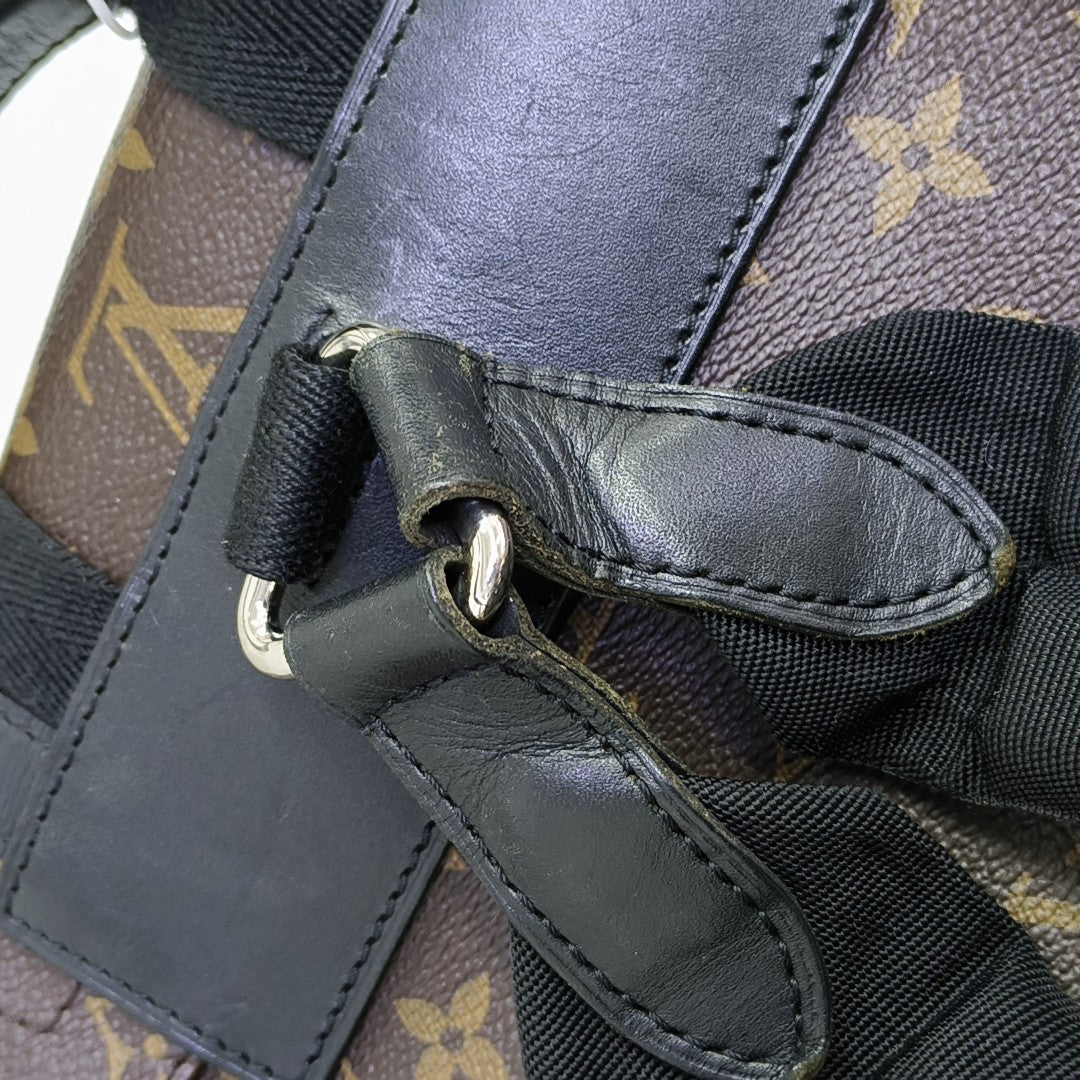 CHRISTOPHER MM Monogram Coated Canvas Brown