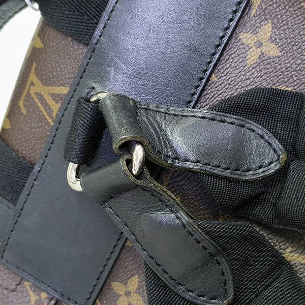 CHRISTOPHER MM Monogram Coated Canvas Brown
