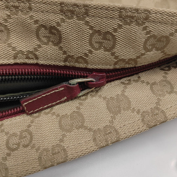 Monogram Canvas Crossbody Bag Beige