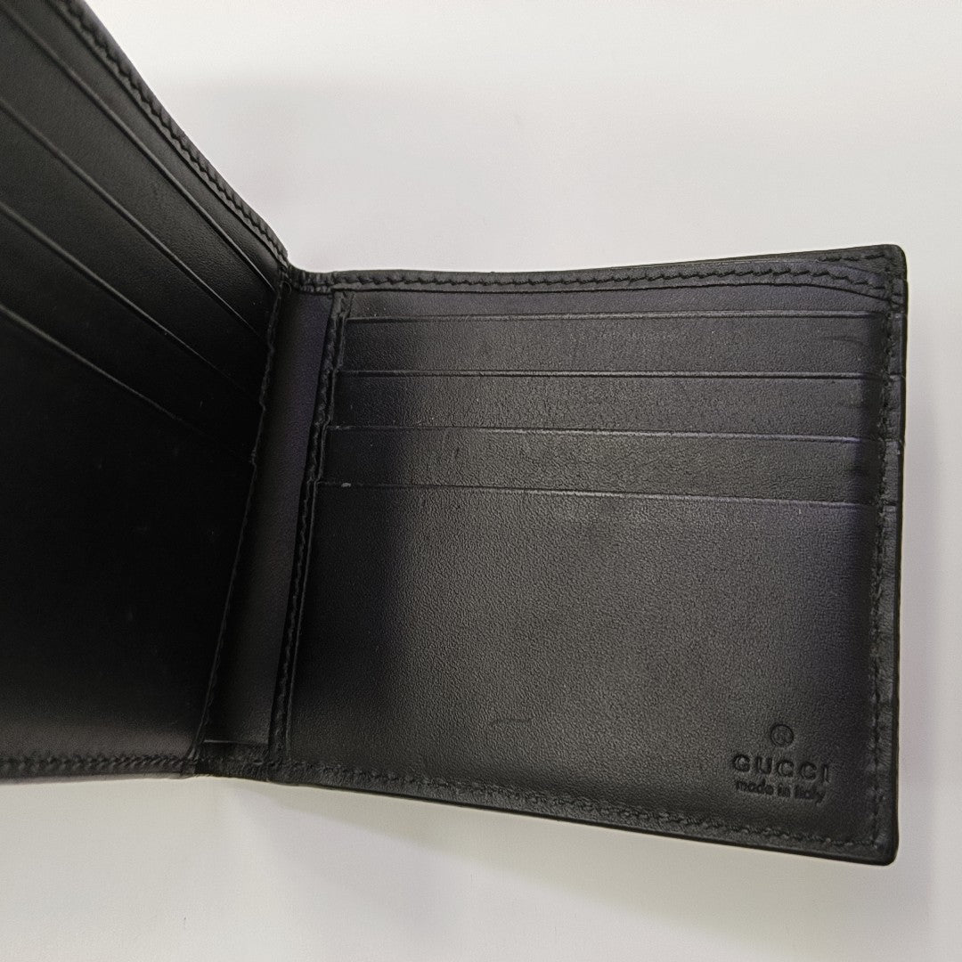 GG Supreme Monogram Coated Canvas Brown Wallet