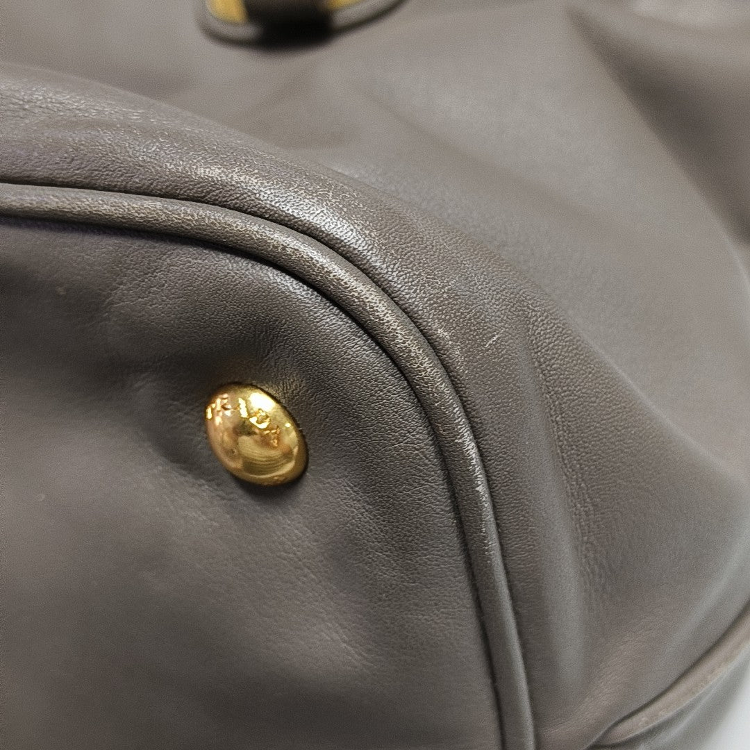 Calfskin Tote Bag Gray