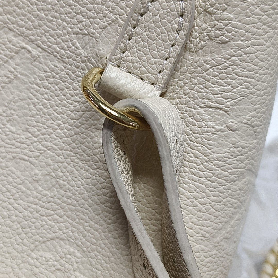 BACKUP Monogram Calfskin White