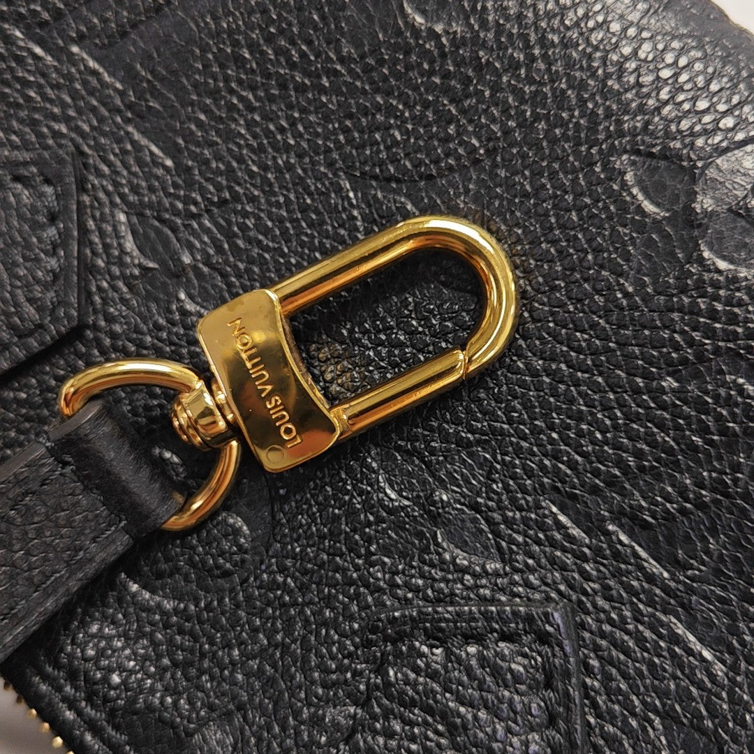 SPEEDY Nano Monogram Calfskin Black