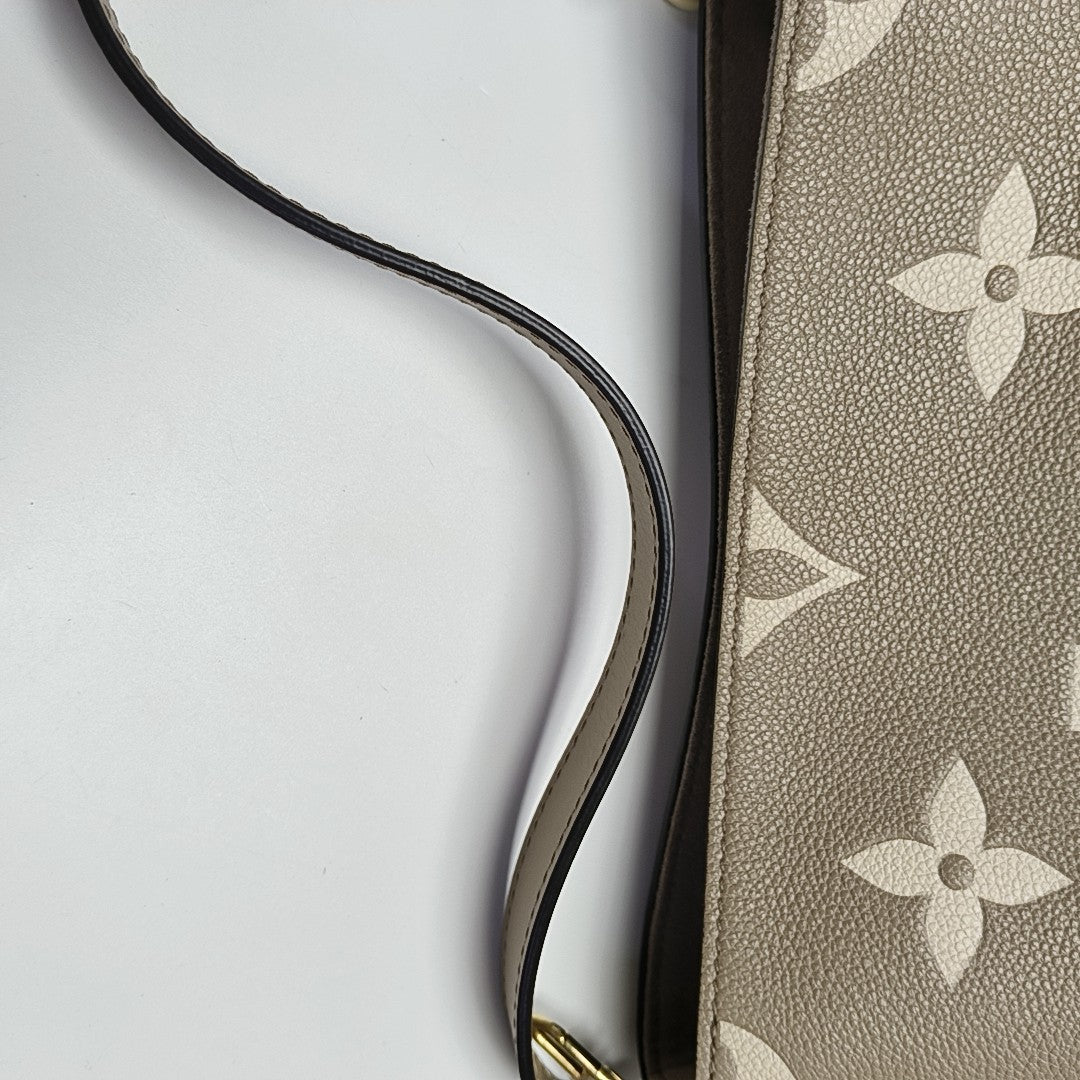ALL IN BB Monogram Calfskin Gray