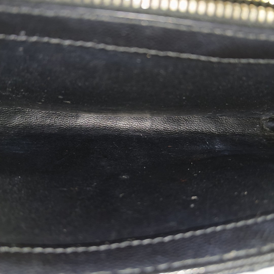 MONOGRAM Medium Chevron Calfskin Black