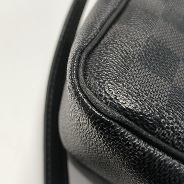 REM Damier Graphite Coated Canvas Gray
