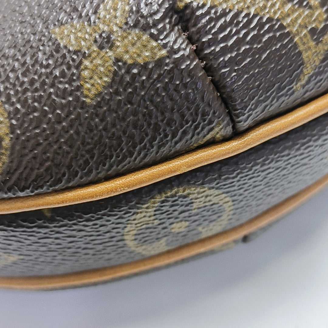 CROISSANT PM Monogram Coated Canvas Brown