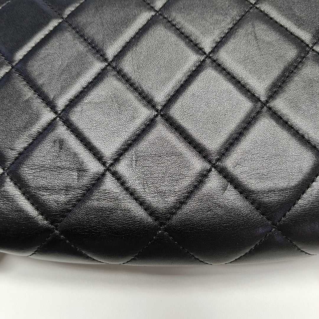 WOC Quilted Lambskin Black