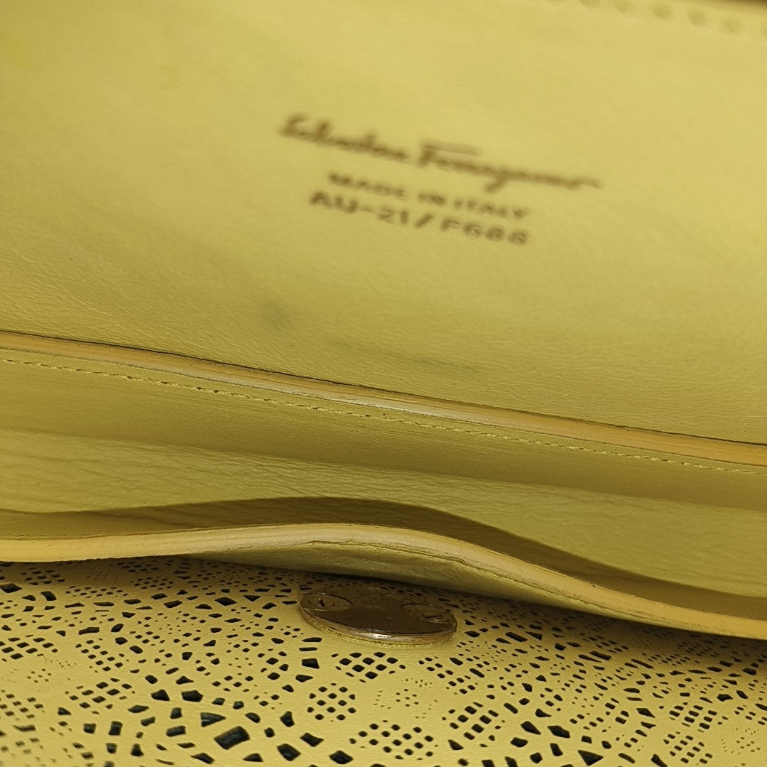 Ginny Calfskin Yellow