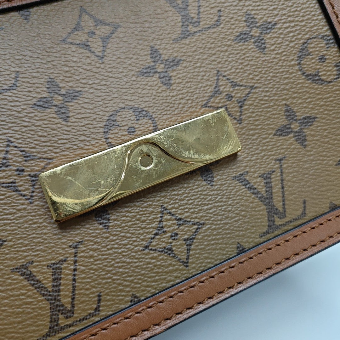 DAUPHINE Mini Coated Canvas Brown