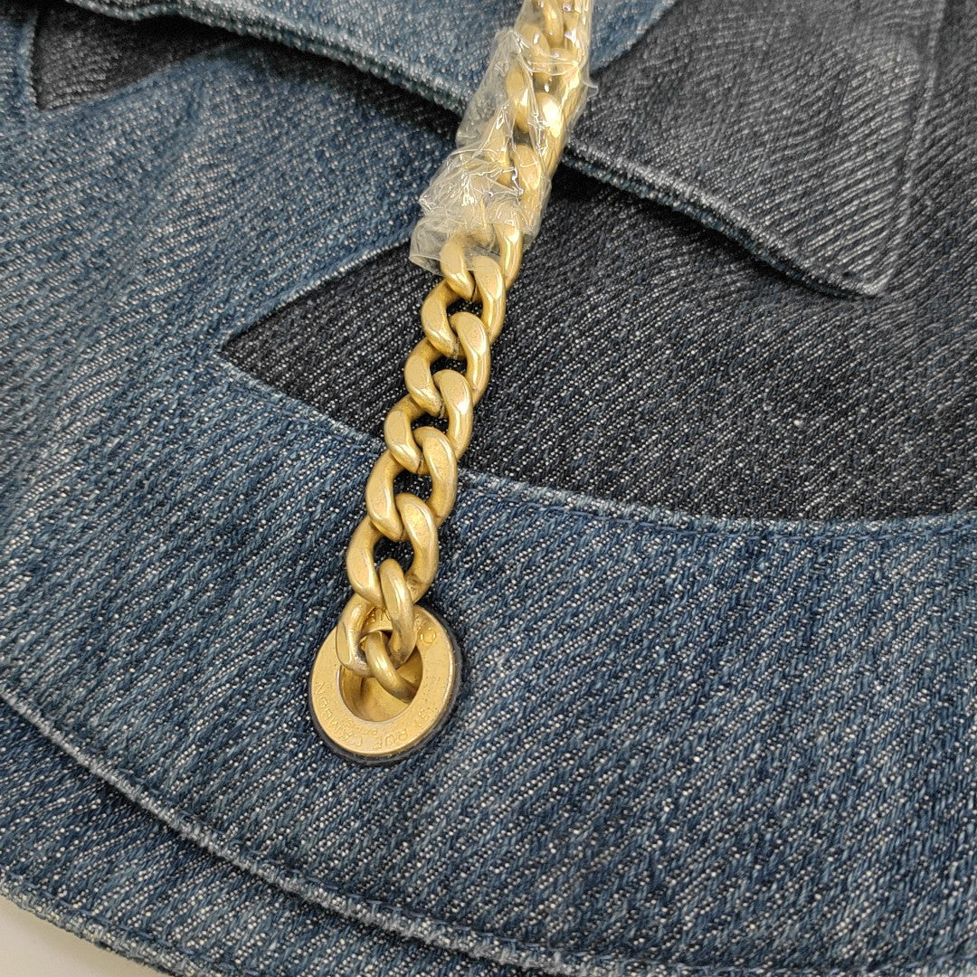 Denim Shoulder Bag Blue