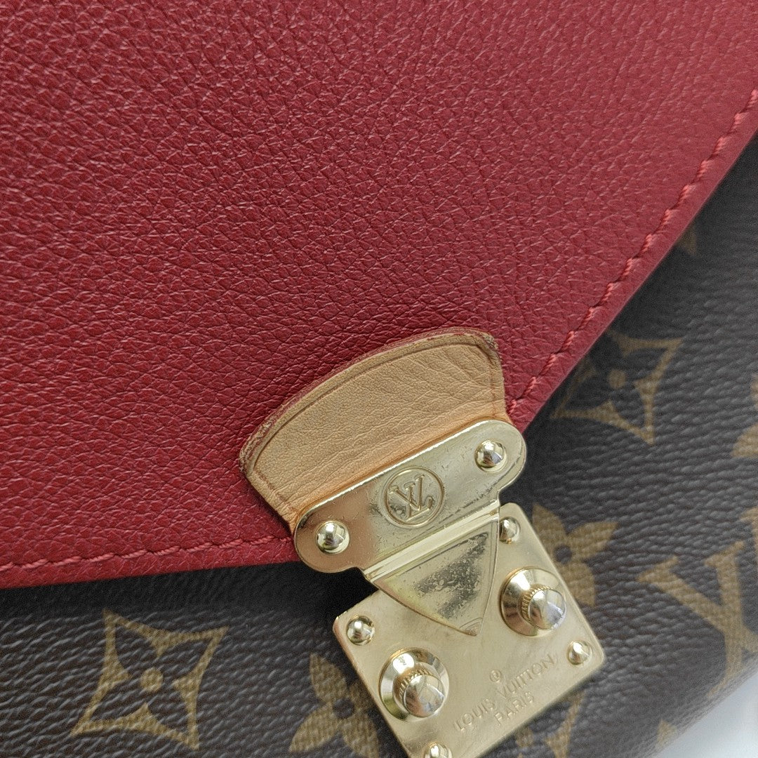 PALLAS Monogram Coated Canvas Brown