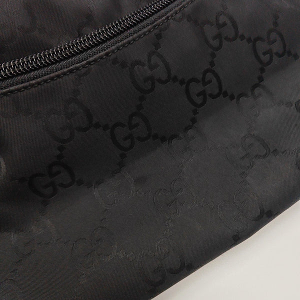 Monogram Canvas Shoulder Bag Black