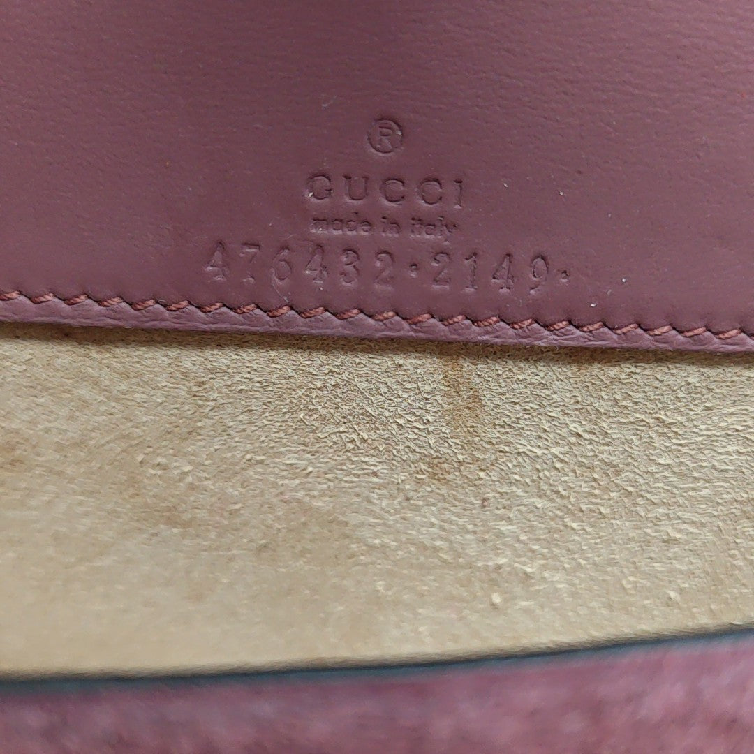 Dionysus Super Mini Monogram Lona Revestida Beige