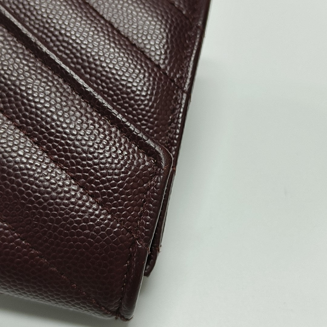 MONOGRAM Quilted Calfskin Red Wallet