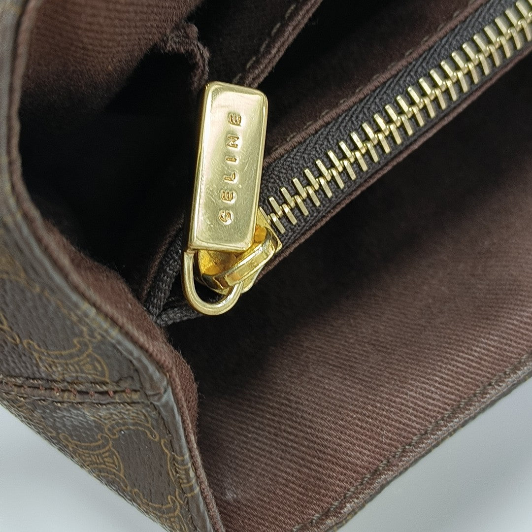 MACADAM TOTE Coated Canvas Brown