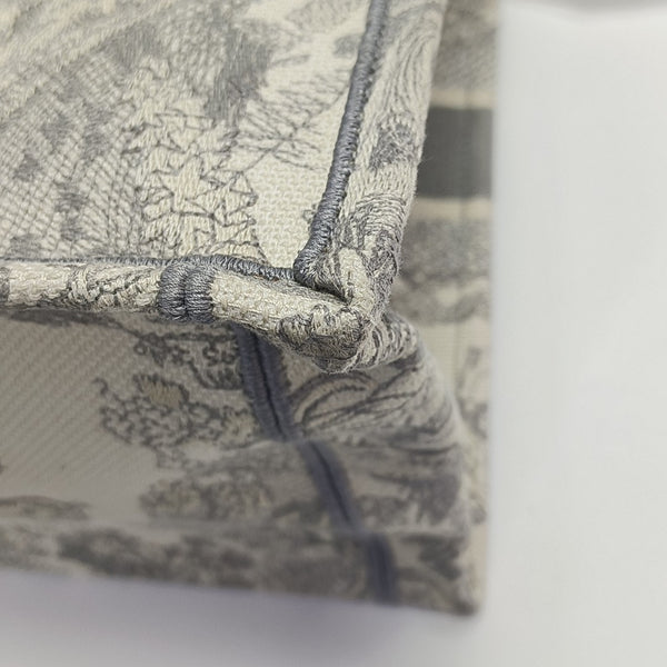 Book Tote Medium Canvas Gray