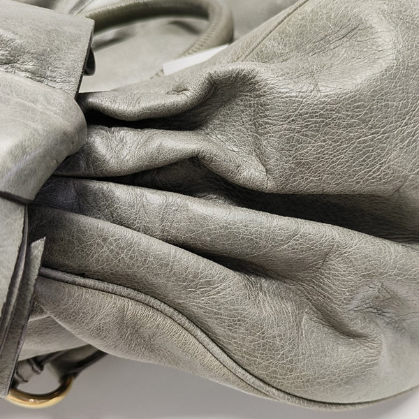 Bow Calfskin Gray