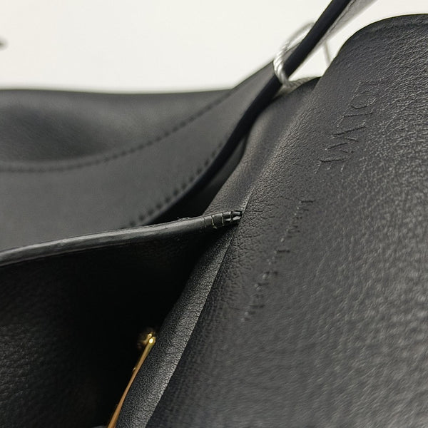 Puzzle Hobo Medium Calfskin Black