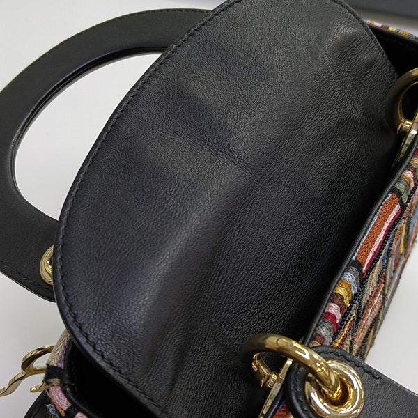 Lady Dior Mini Special Material Multicolor