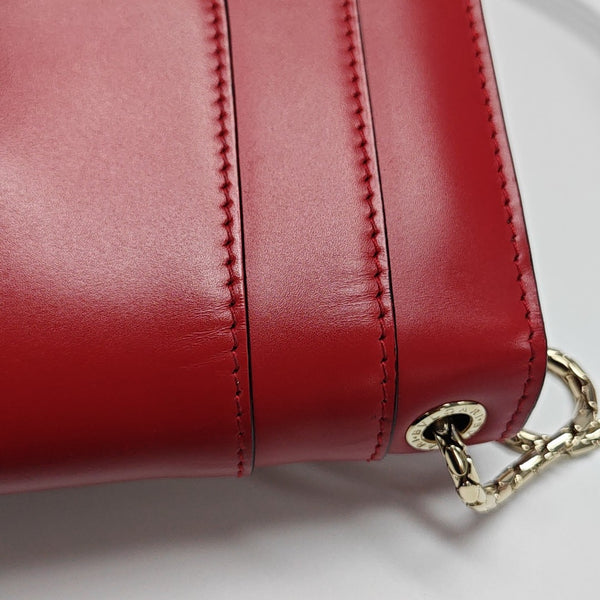 SERPENTI FOREVER Small Calfskin Red