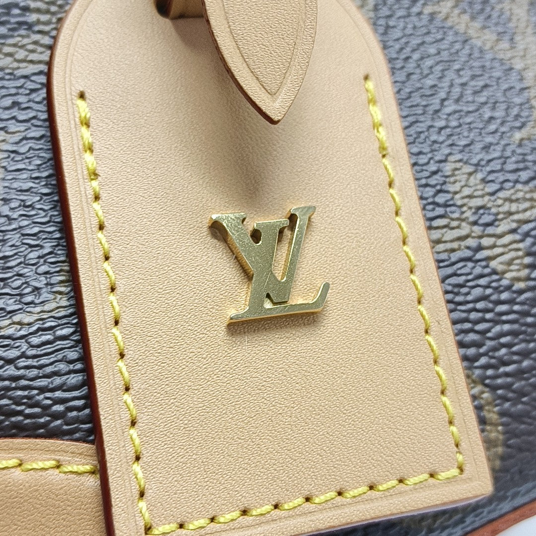 NOÉ Monogram Coated Canvas Brown