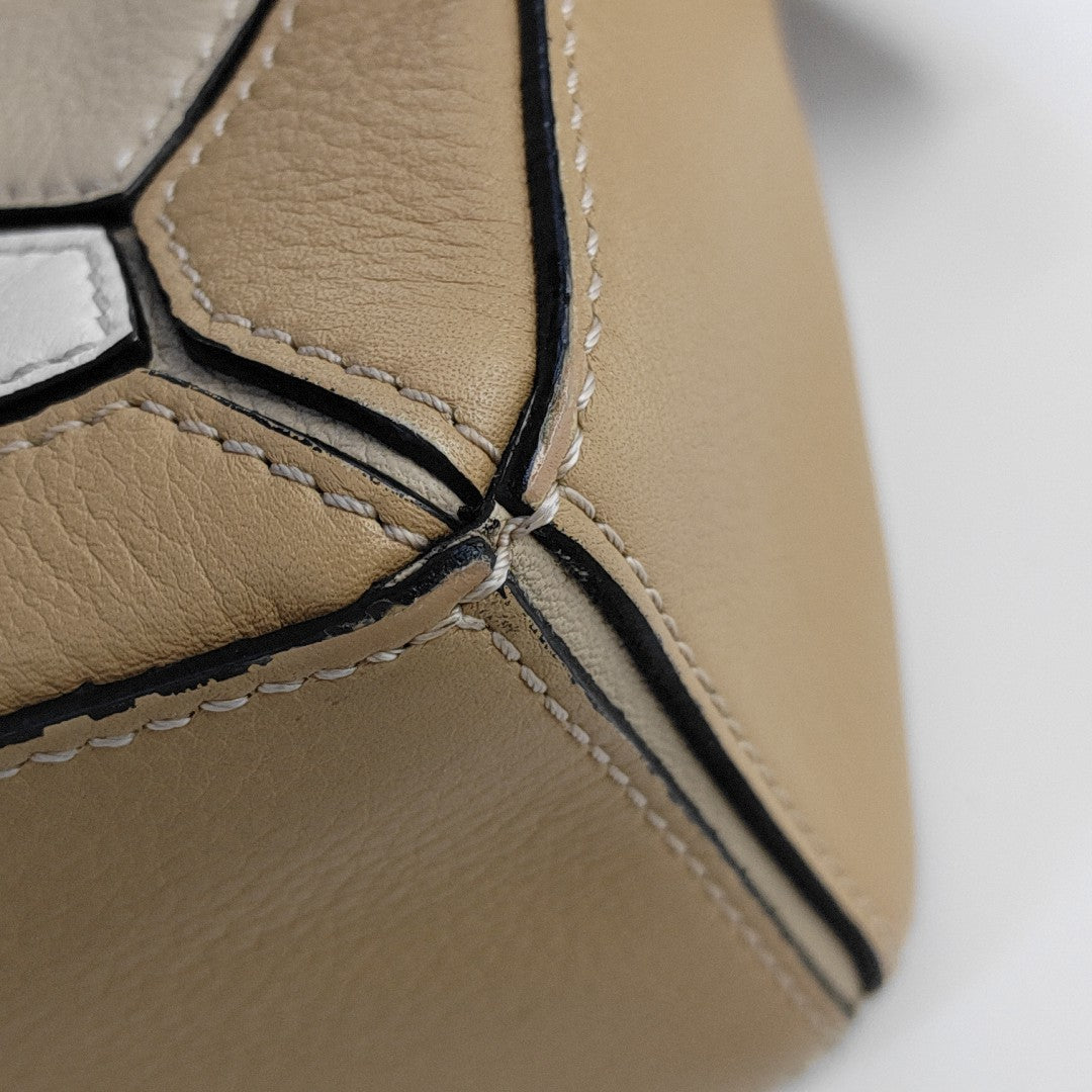 Puzzle Mini Calfskin Multicolor