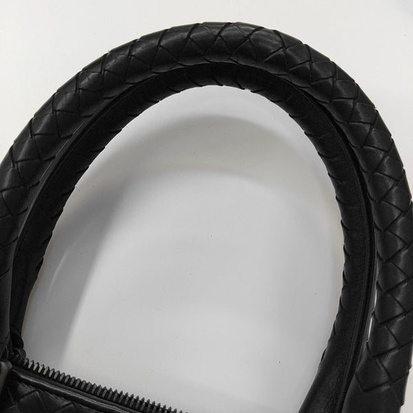 Calfskin Top Handle Bag Black