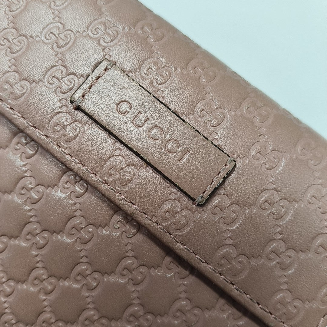 Monogram Calfskin Wallet Pink
