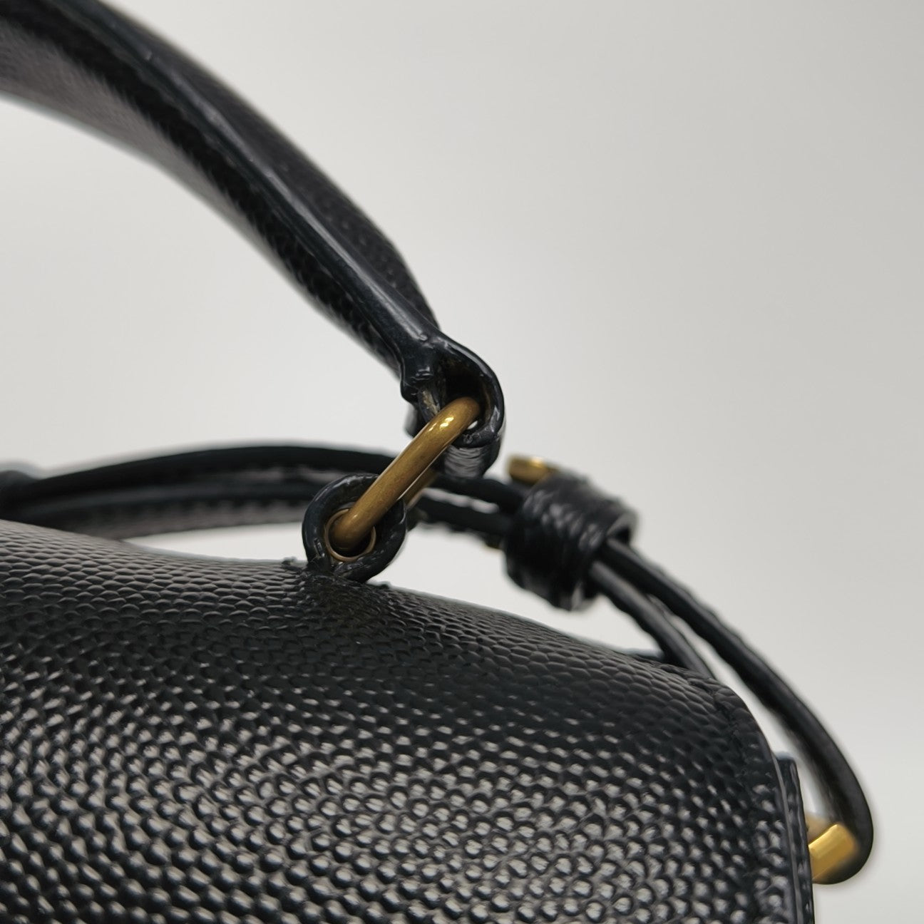 CASSANDRA Mini Calfskin Black