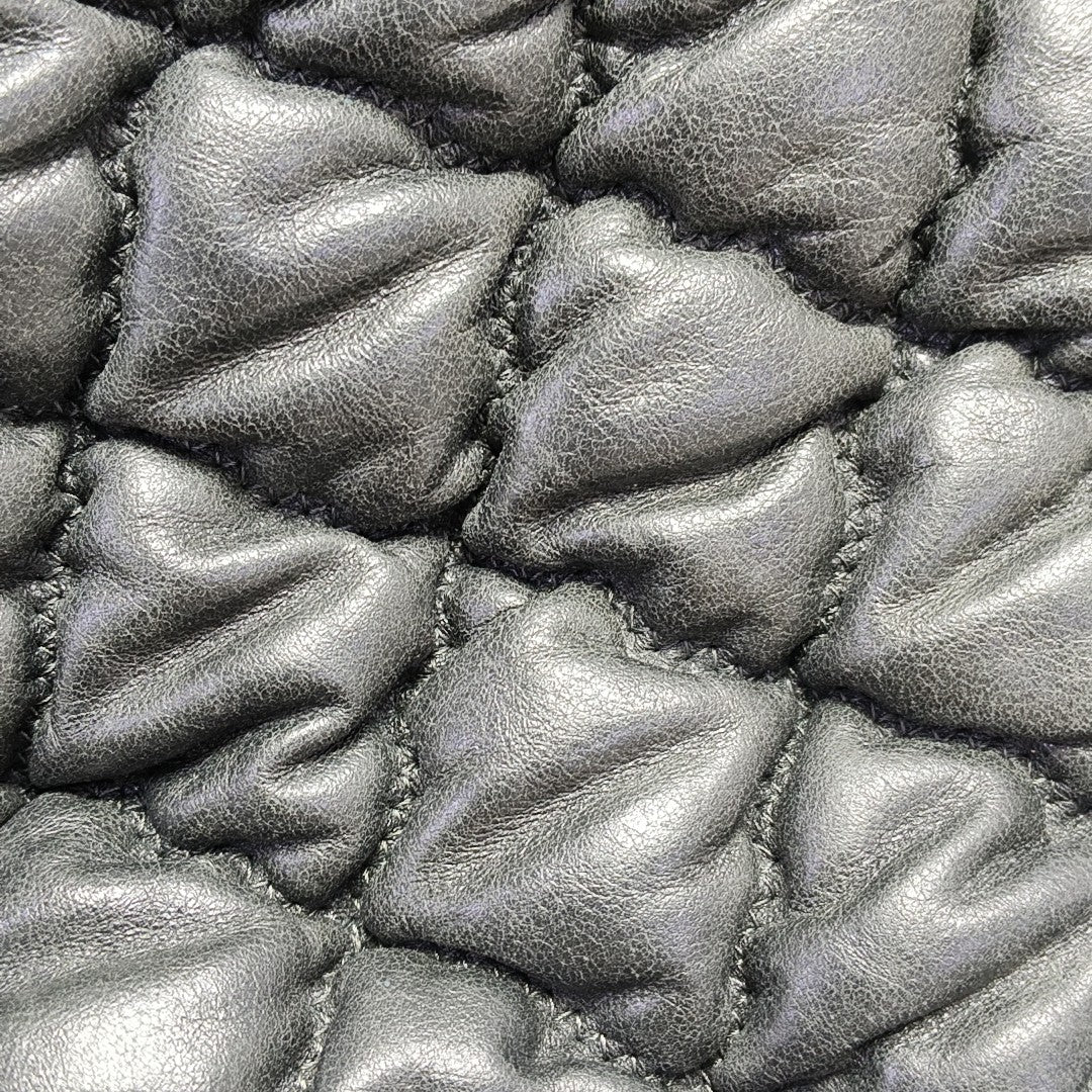 Quilted Calfskin Gray