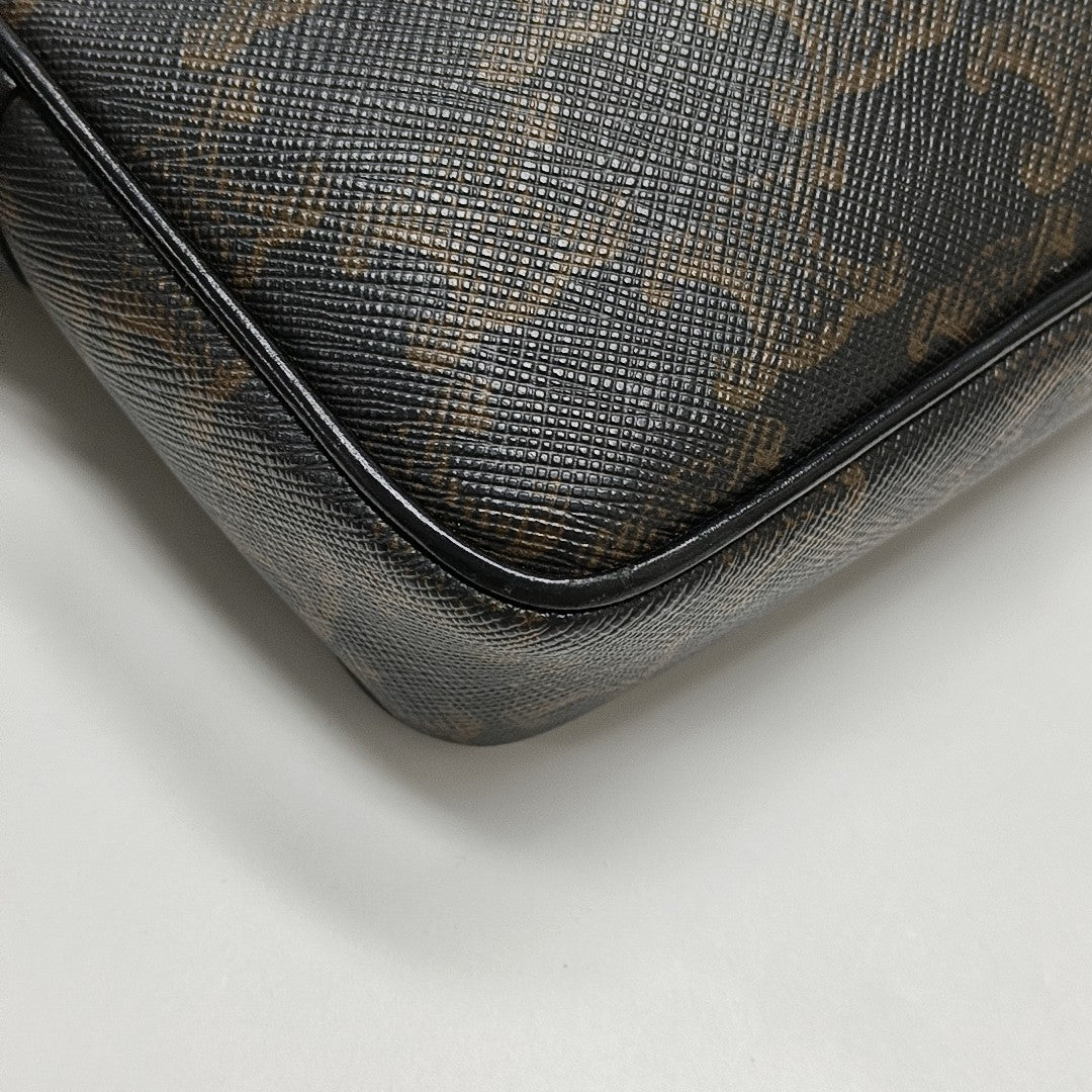 TRIOMPHE Medium Coated Canvas Black