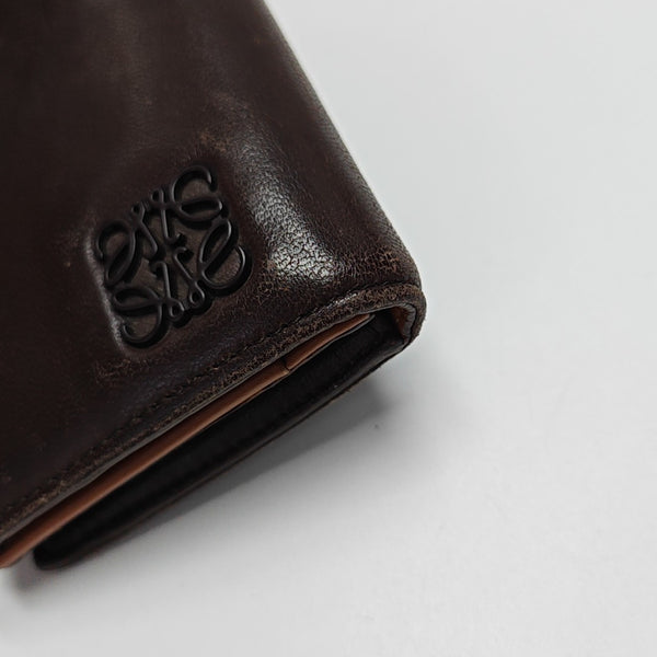 Calfskin Card Holder Brown