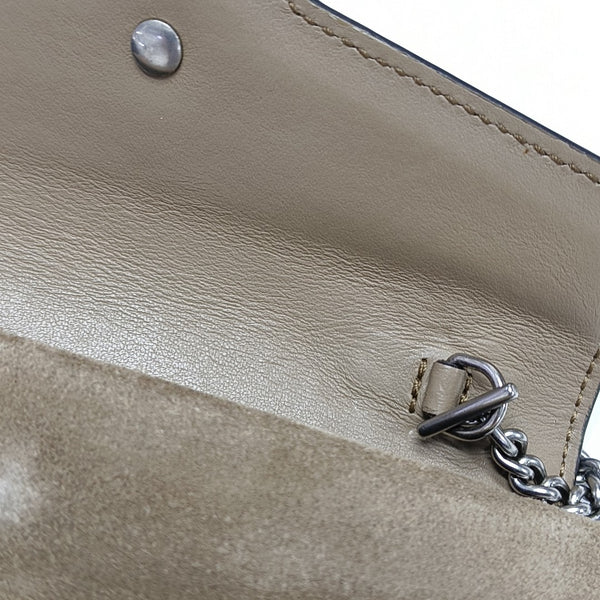Dionysus Super Mini Monogram Coated Canvas Beige
