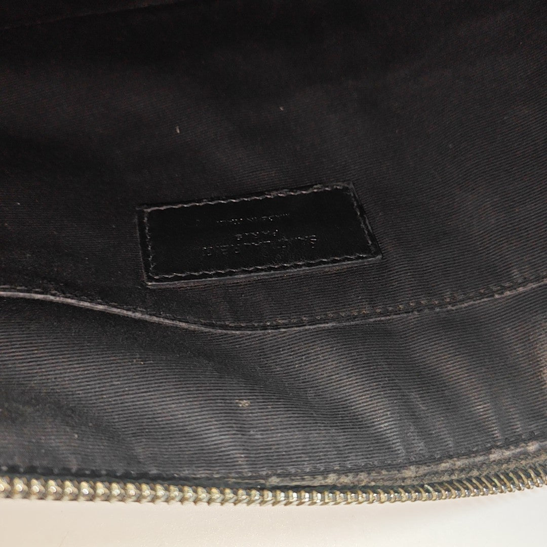 Calfskin Clutch Black
