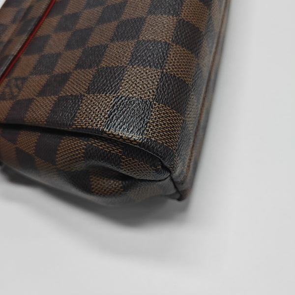 CROISETTE Damier Ebene Coated Canvas Brown