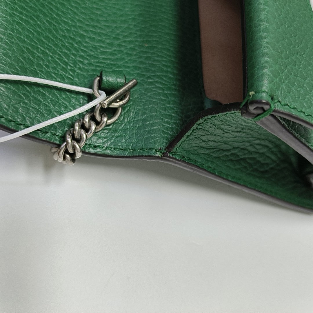 Dionysus Super Mini Calfskin Green