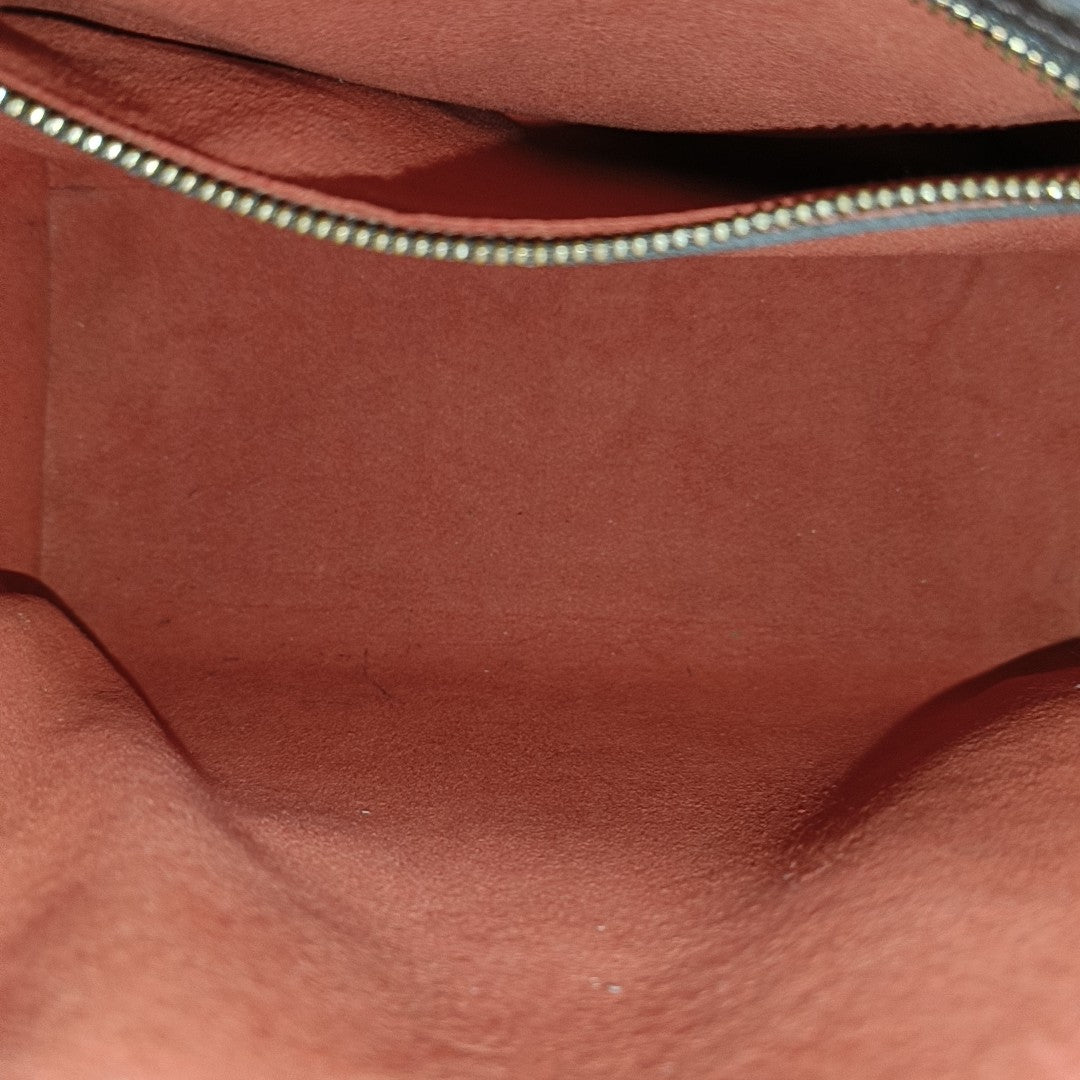 TRIANA Damier Ebene Coated Canvas Brown
