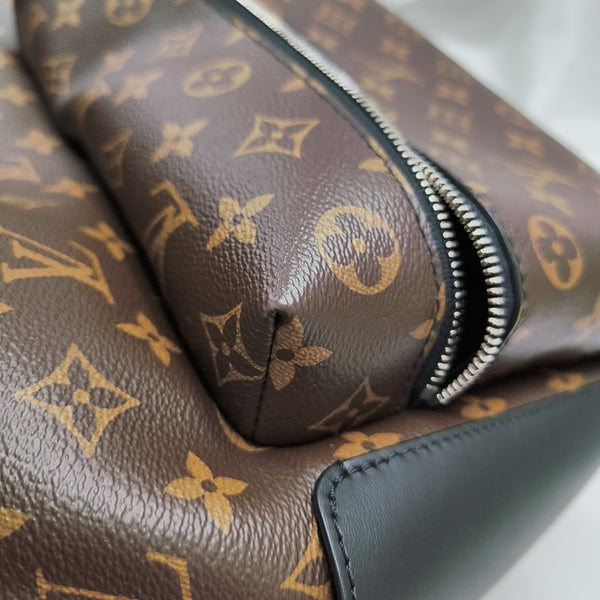 JOSH PM Monogram Coated Canvas Brown